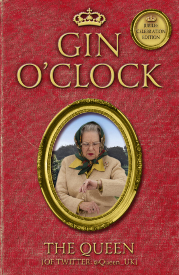 Gin O'Clock book cover by The Queen (of Twitter)