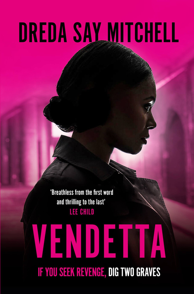 Vendetta book cover by Dreda Say Mitchell