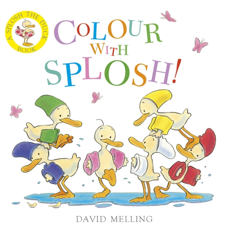 Colour with Splosh! book cover by David Melling