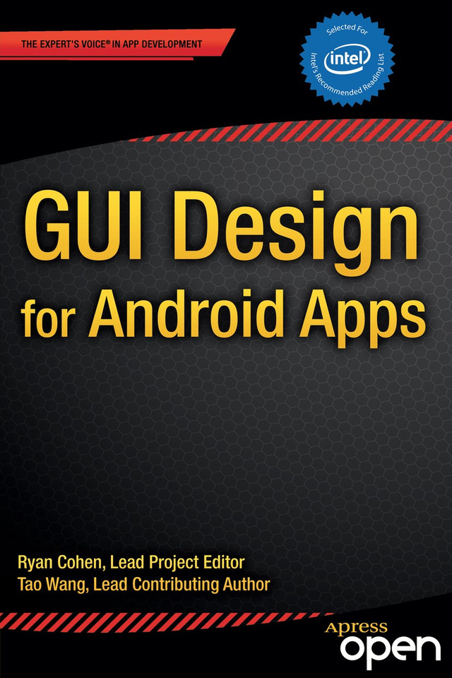 GUI Design for Android Apps book cover by Ryan Cohen, Tao Wang