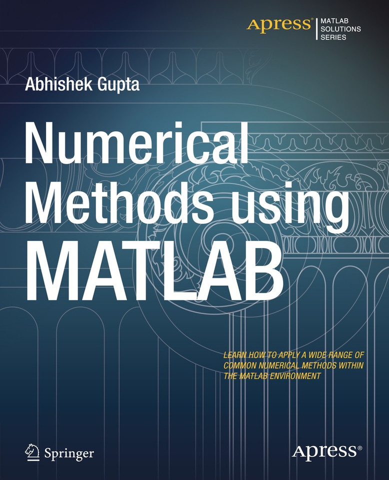 Numerical Methods using MATLAB book cover by Abhishek Gupta