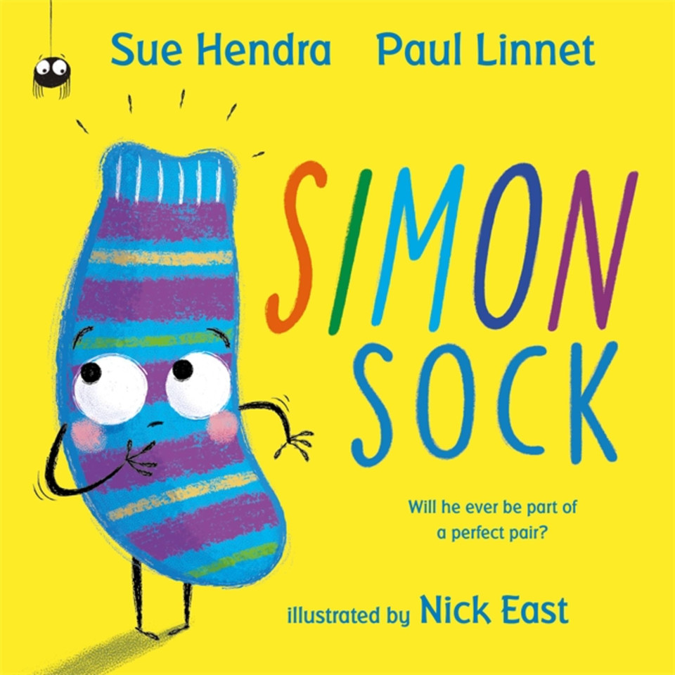 Simon Sock book cover by Sue Hendra