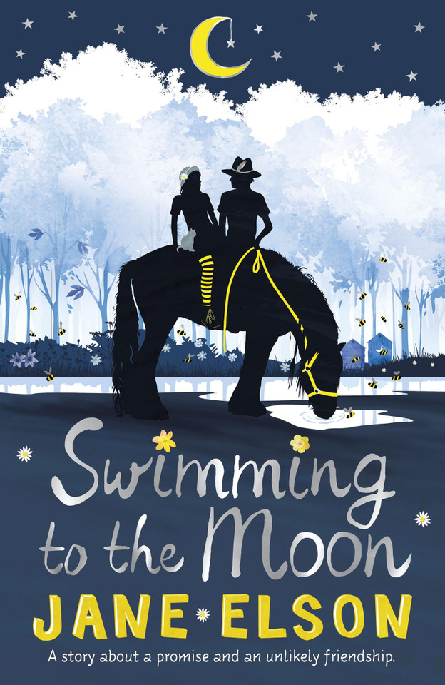 Swimming to the Moon book cover by Jane Elson