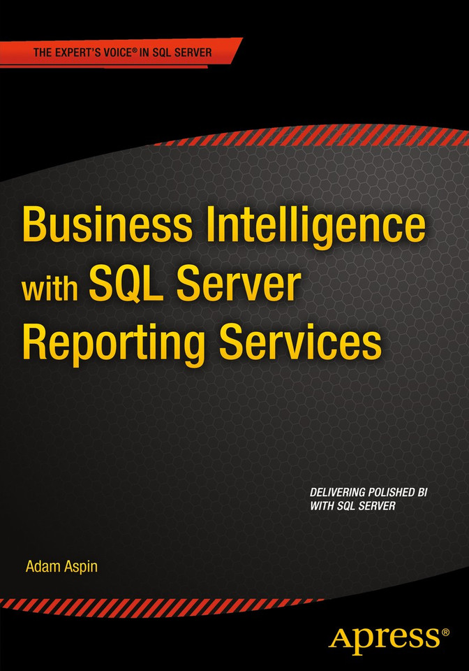 Business Intelligence with SQL Server Reporting Services book cover by Adam Aspin