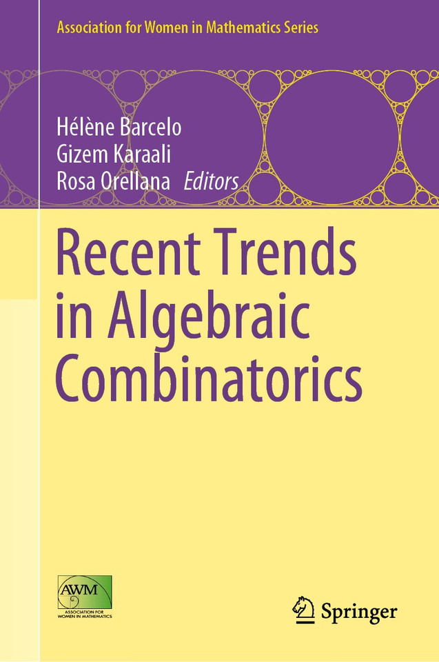 Recent Trends in Algebraic Combinatorics (Association for Women in Mathematics Series #16) book cover by 