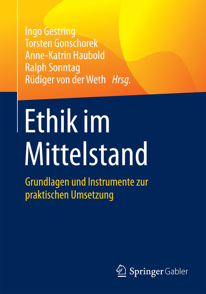 Ethik im Mittelstand: Grundlagen und Instrumente zur praktischen Umsetzung book cover by 