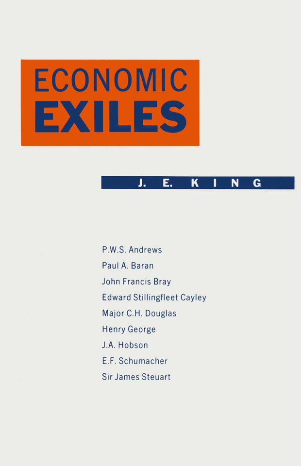Economic Exiles book cover by J.E. King