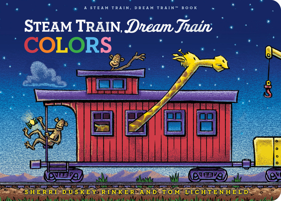 Steam Train, Dream Train Colors (Steam Train, Dream Train) book cover by Sherri Duskey Rinker