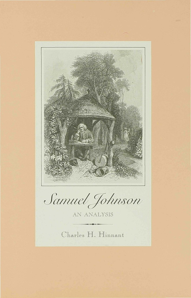 Samuel Johnson: An Analysis book cover by Charles H. Hinnant