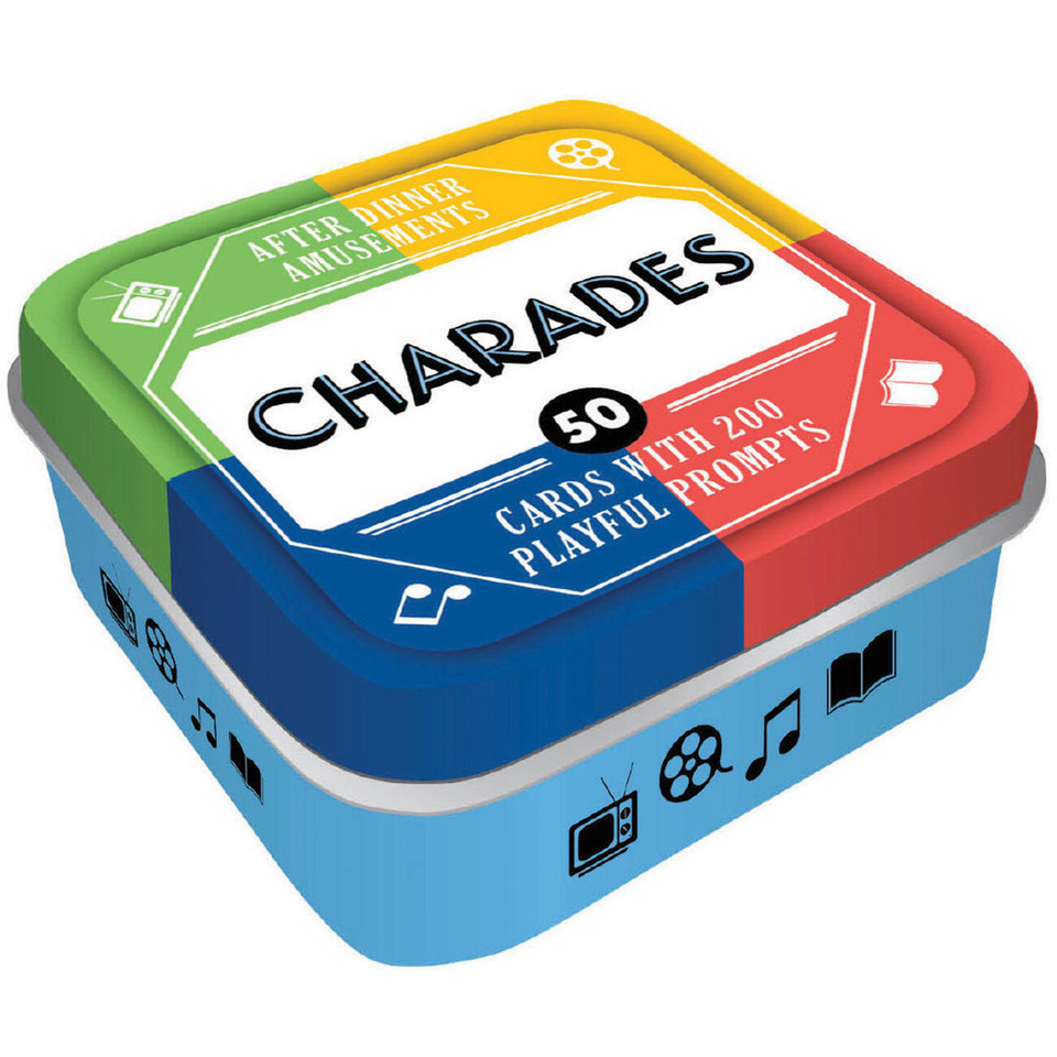 After Dinner Amusements: Charades: 50 Cards with 200 Playful Prompts (After Dinner Amusements) book cover by Chronicle Books