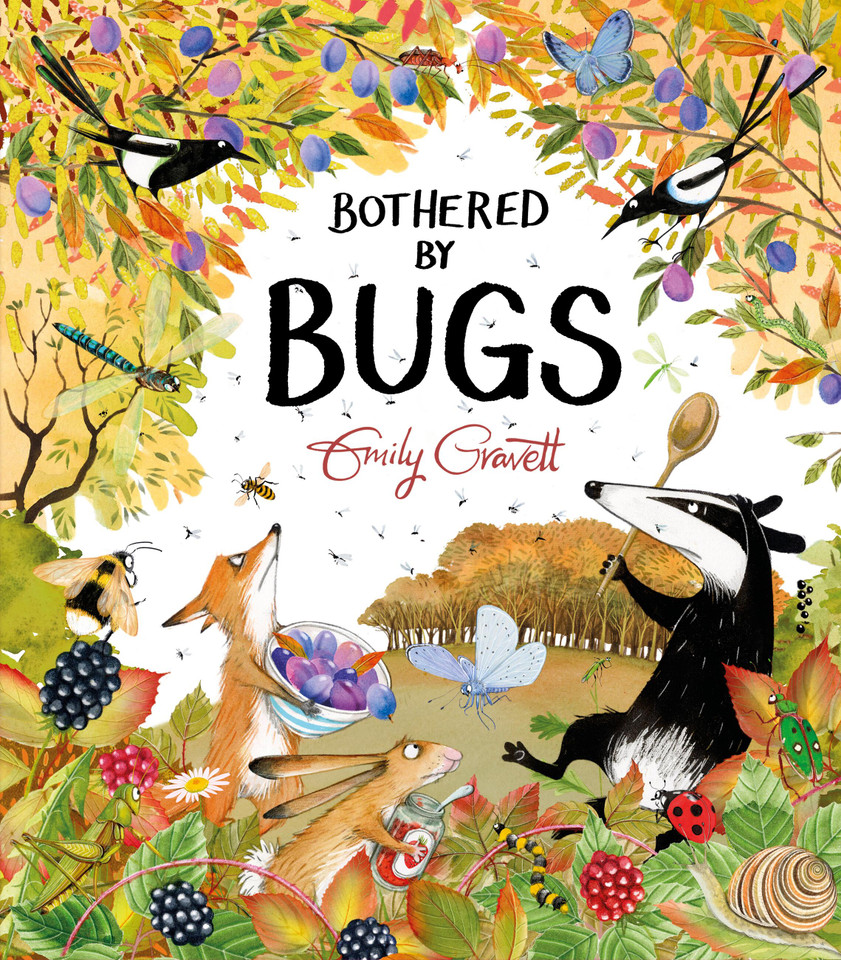 Bothered by Bugs book cover by Emily Gravett