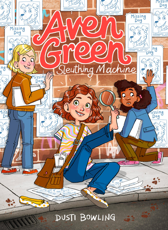 Aven Green Sleuthing Machine (Aven Green #1) book cover by Dusti Bowling