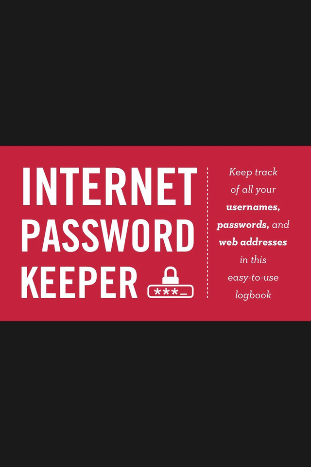 Internet Password Keeper book cover by 