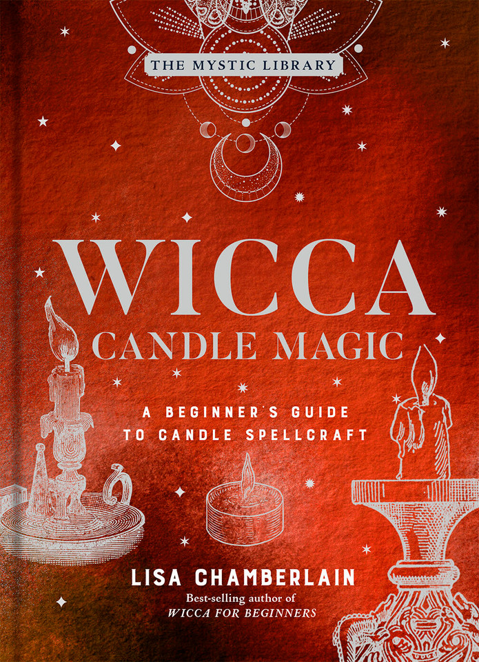 Wicca Candle Magic: A Beginner's Guide to Candle Spellcraft (The Mystic Library #3) book cover by Lisa Chamberlain