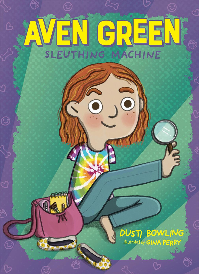 Aven Green Sleuthing Machine (Aven Green #1) book cover by Dusti Bowling