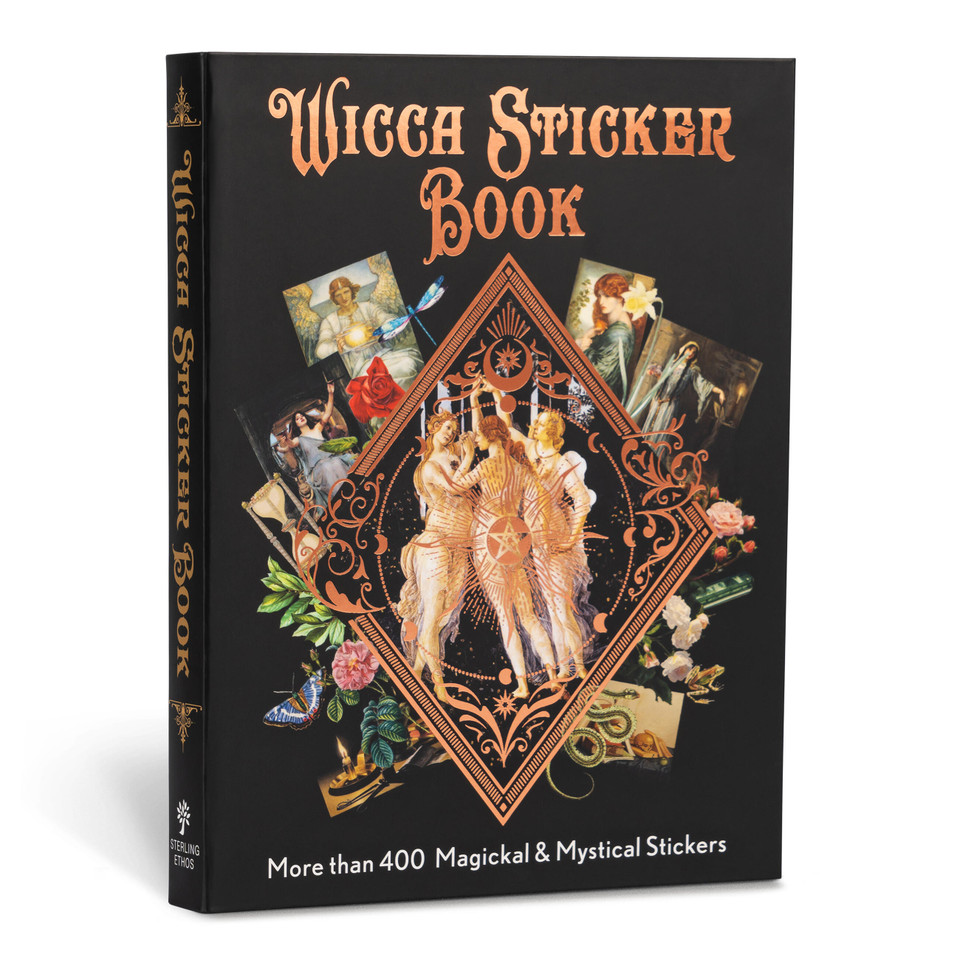 Wicca Sticker Book: More than 400 Magickal & Mystical Stickers (Mystical Sticker Book) book cover by 