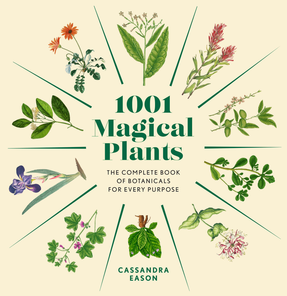 1001 Magical Plants: The Complete Book of Botanicals for Every Purpose (1001 Series) book cover by Cassandra Eason