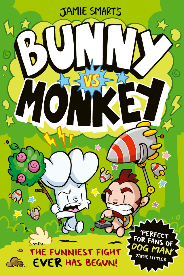 Bunny vs. Monkey (Bunny vs. Monkey #1) book cover by Jamie Smart