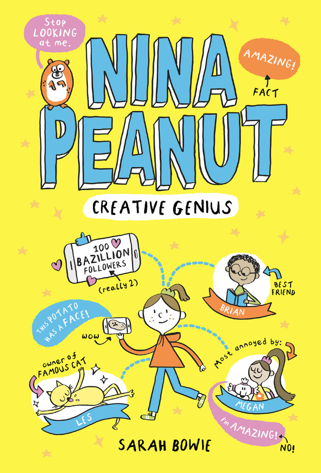 Nina Peanut: Creative Genius (Nina Peanut #1) book cover by Sarah Bowie