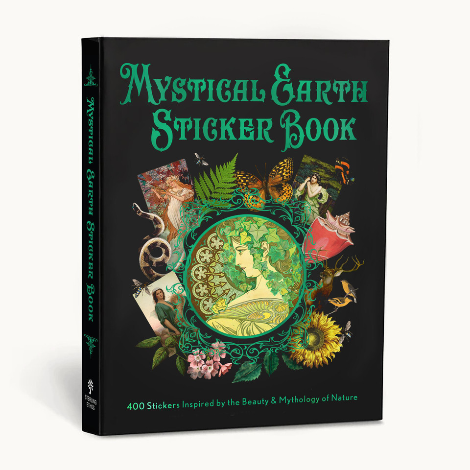 Mystical Earth Sticker Book: 400 Stickers Inspired by the Beauty & Mythology of Nature (Mystical Sticker Book) book cover by 
