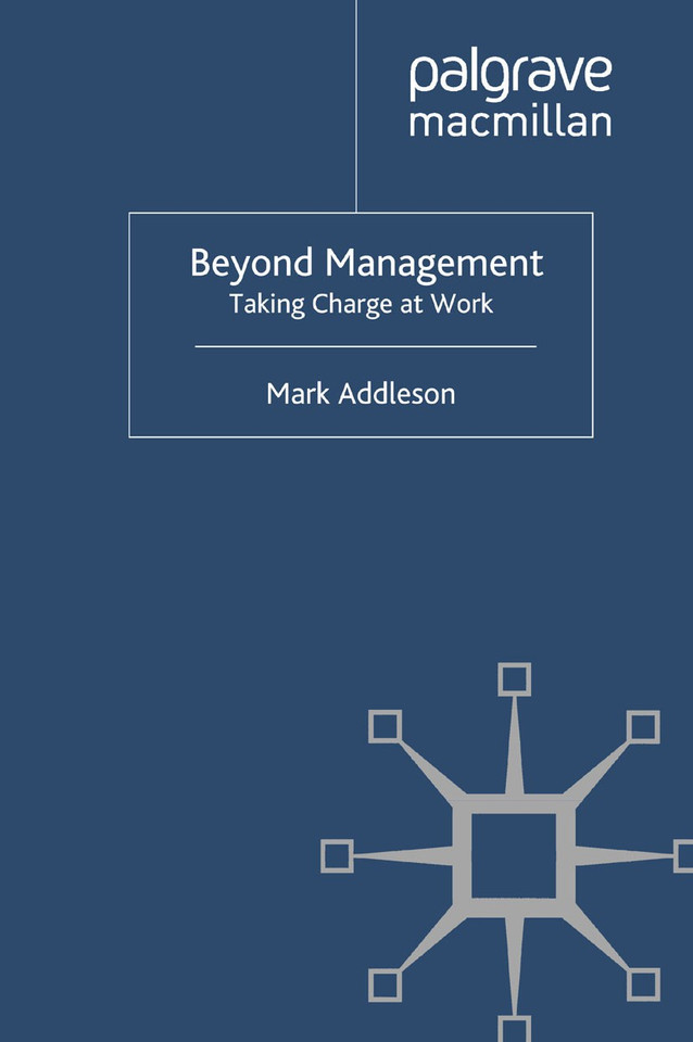 Beyond Management: Taking Charge at Work book cover by M. Addleson
