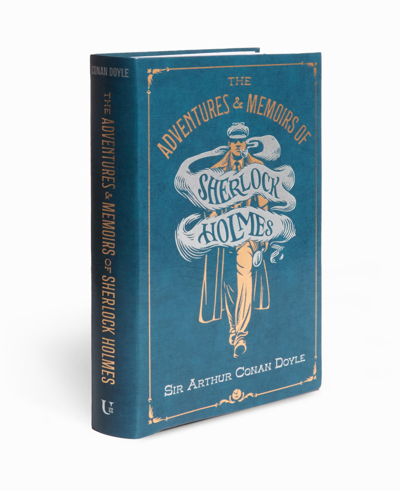 The Adventures & Memoirs of Sherlock Holmes (Deluxe Edition) (Deluxe Illustrated Classics) book cover by Sir Arthur Conan Doyle