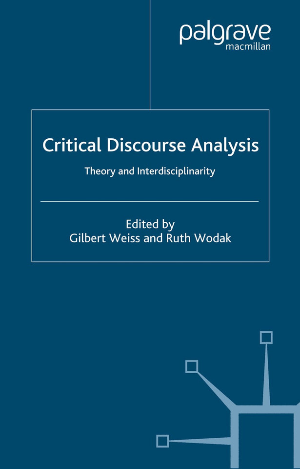 Critical Discourse Analysis: Theory and Interdisciplinarity book cover by 