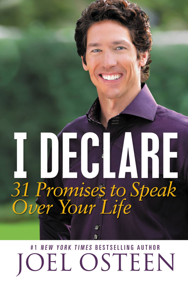I Declare: 31 Promises to Speak Over Your Life book cover by Joel Osteen