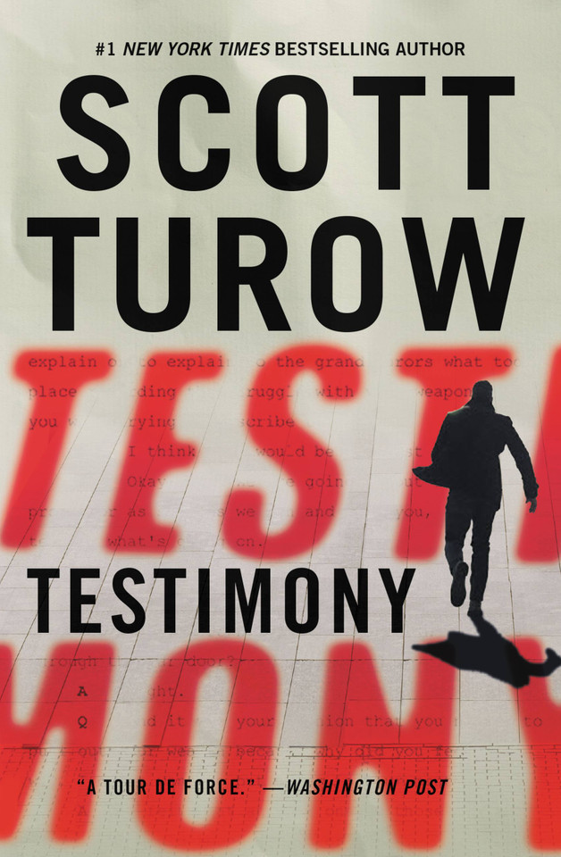 Testimony book cover by Scott Turow