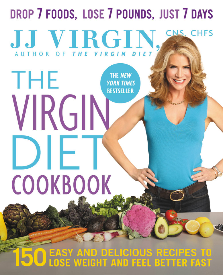 The Virgin Diet Cookbook: 150 Easy and Delicious Recipes to Lose Weight and Feel Better Fast book cover by J.J. Virgin