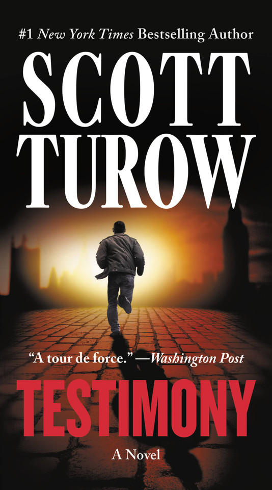 Testimony book cover by Scott Turow