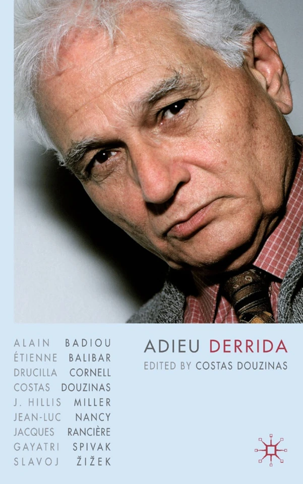 Adieu Derrida book cover by 