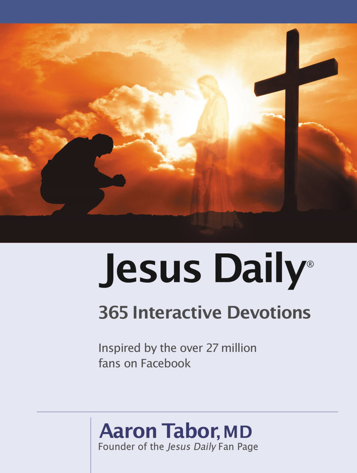 Jesus Daily: 365 Interactive Devotions book cover by Aaron Tabor