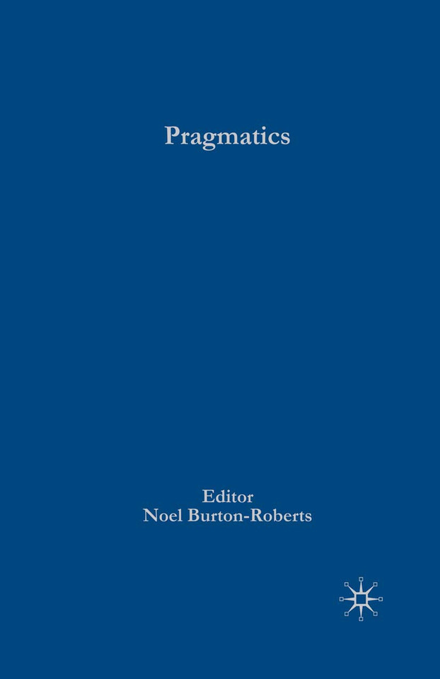 Pragmatics (Palgrave Advances in Language and Linguistics) book cover by 
