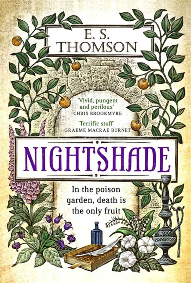 Nightshade book cover by E. S. Thomson
