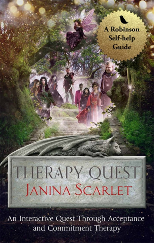 Therapy Quest: An Interactive Journey Through Acceptance And Commitment Therapy book cover by Janina Scarlet