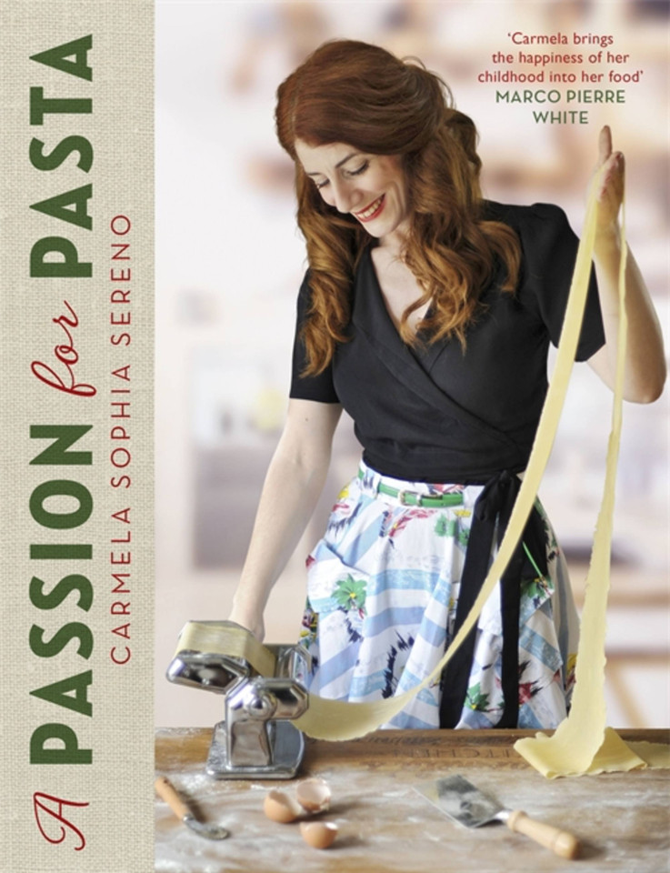 A Passion for Pasta book cover by Carmela Sophia Sereno