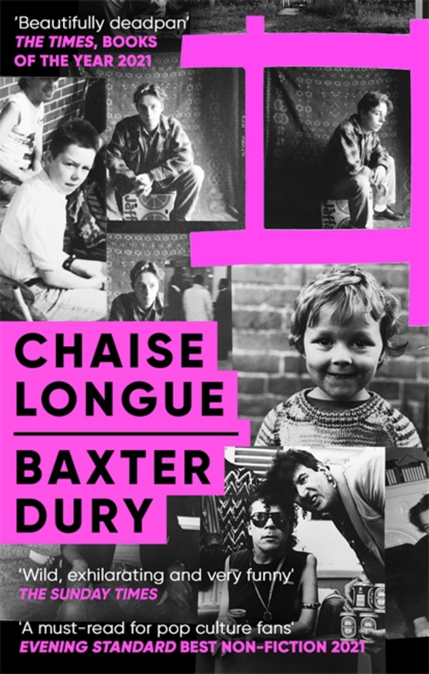 Chaise Longue book cover by Baxter Dury