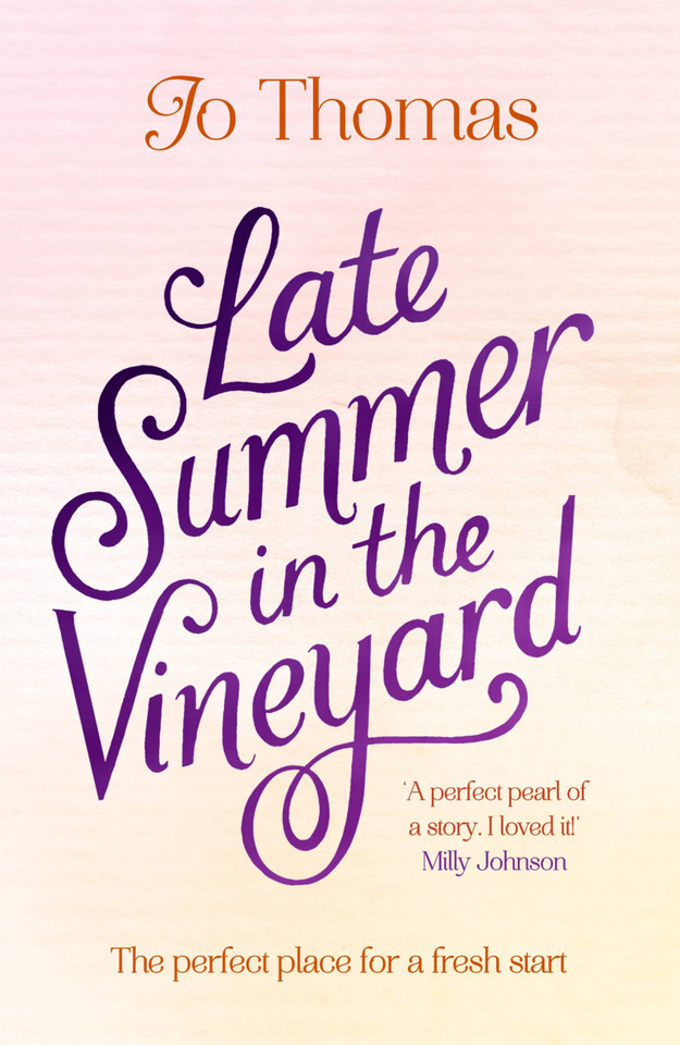 Late Summer in the Vineyard book cover by Jo Thomas