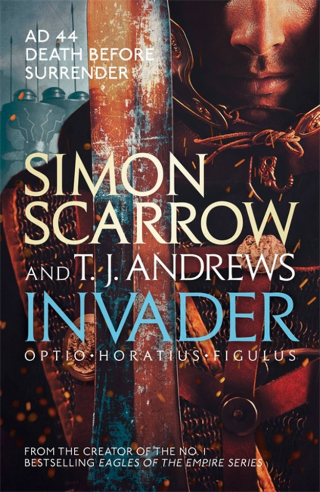 Invader book cover by Simon Scarrow, T. J. Andrews