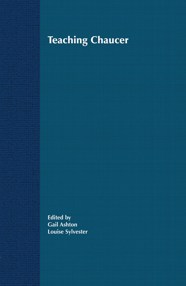 Teaching Chaucer (Teaching the New English) book cover by 