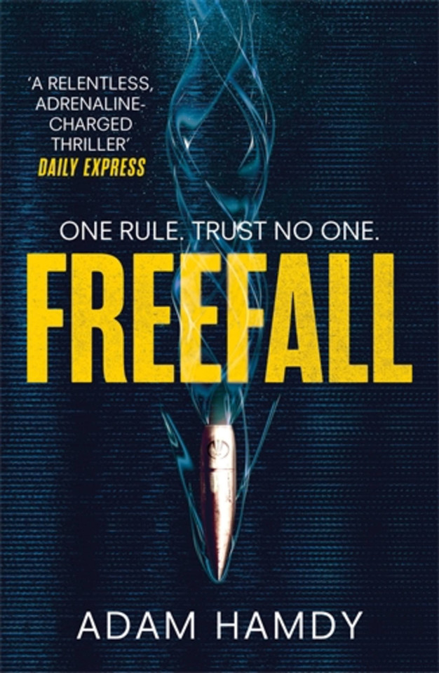Freefall book cover by Adam Hamdy
