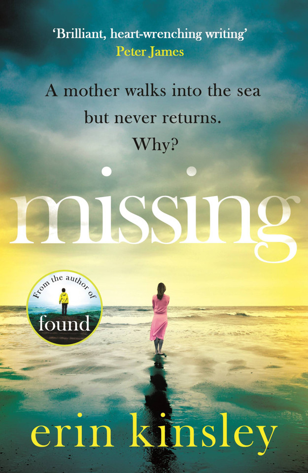 Missing book cover by Erin Kinsley
