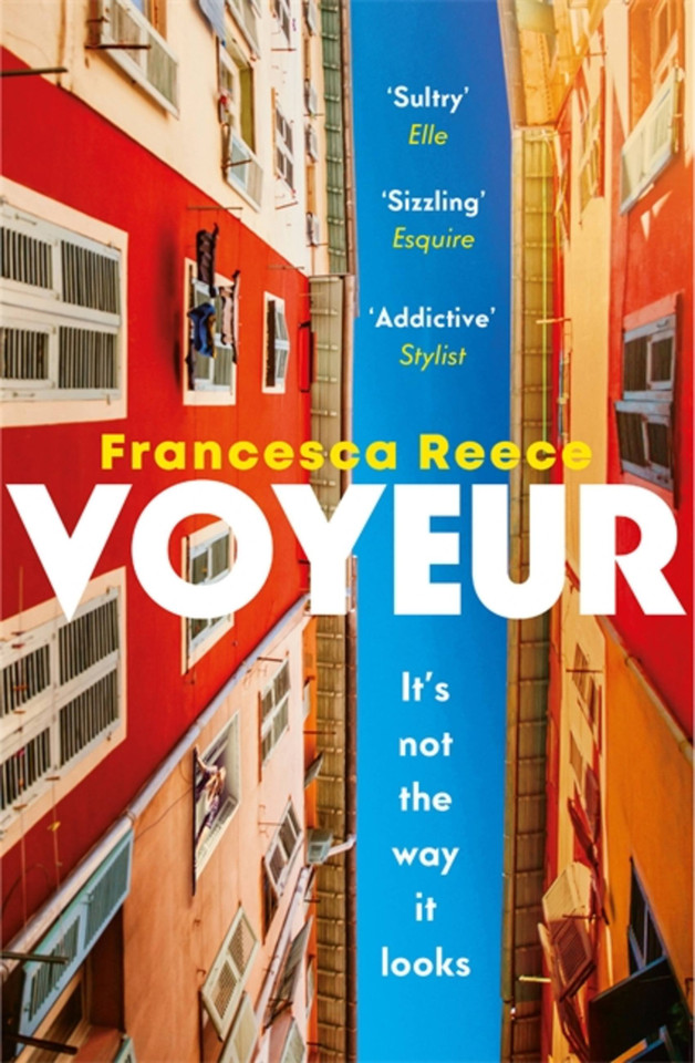 Voyeur book cover by Francesca Reece