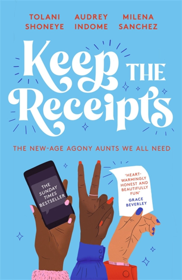 Keep the Receipts book cover by Audrey Indome, Tolani Shoneye, Milena Sanchez