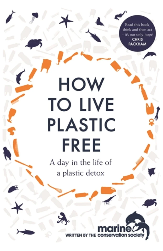 How to Live Plastic Free: a day in the life of a plastic detox book cover by Marine Conservation Society