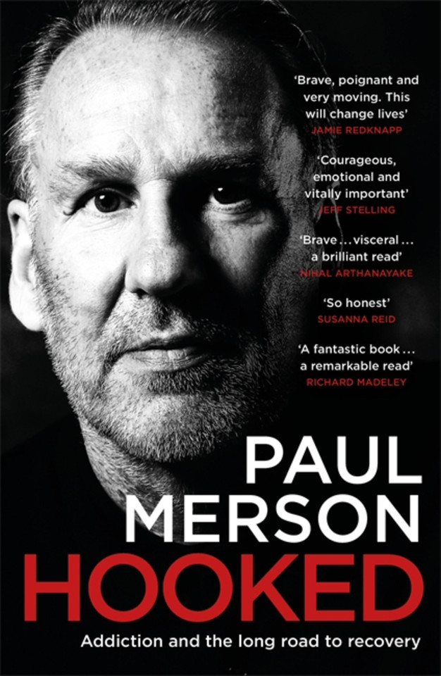 Hooked: Addiction and the Long Road to Recovery book cover by Paul Merson