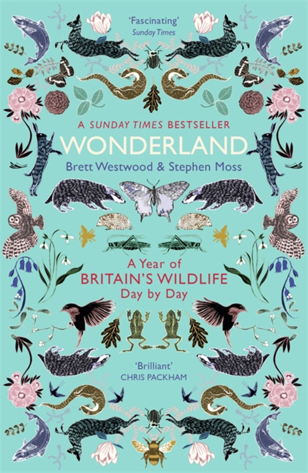 Wonderland: A Year of Britain's Wildlife, Day by Day book cover by Stephen Moss, Brett Westwood