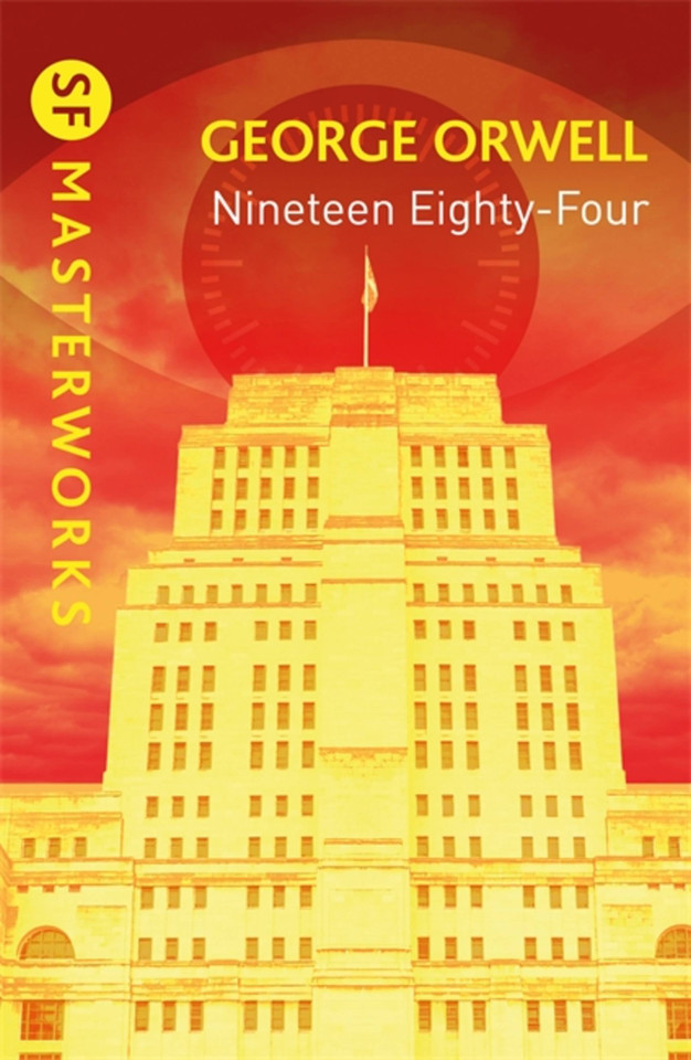 Nineteen Eighty-Four book cover by George Orwell
