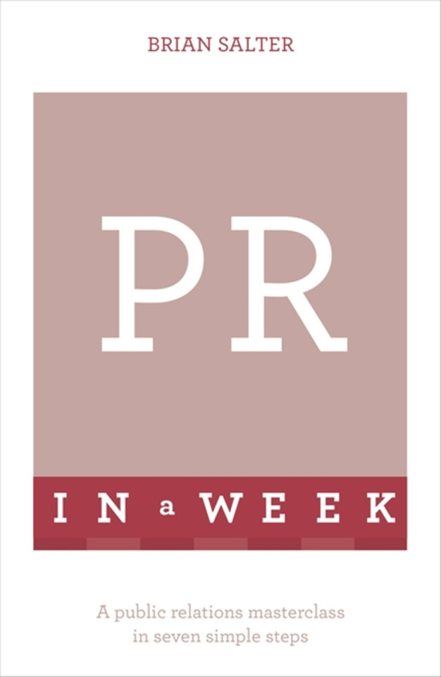 PR in a Week book cover by Brian Salter